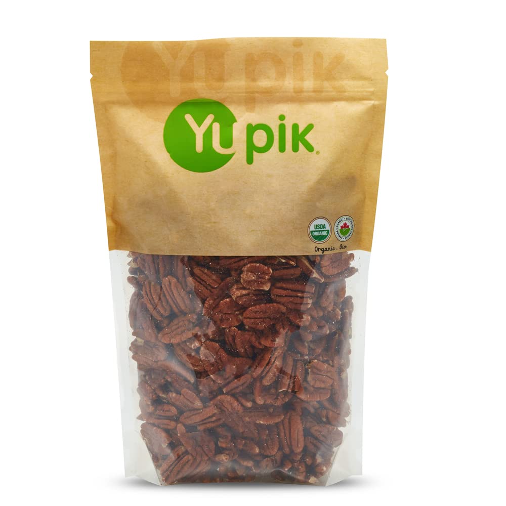Yupik Organic Raw Pecans - Healthy Crunchy Snack for Baking