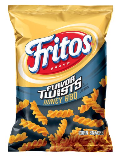 Fritos Corn Chips Flavor Twists Honey Barbeque 64 Pack
