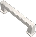Brushed Satin Nickel Cabinet Pulls 3-1/4 in Hole Centers - Modern