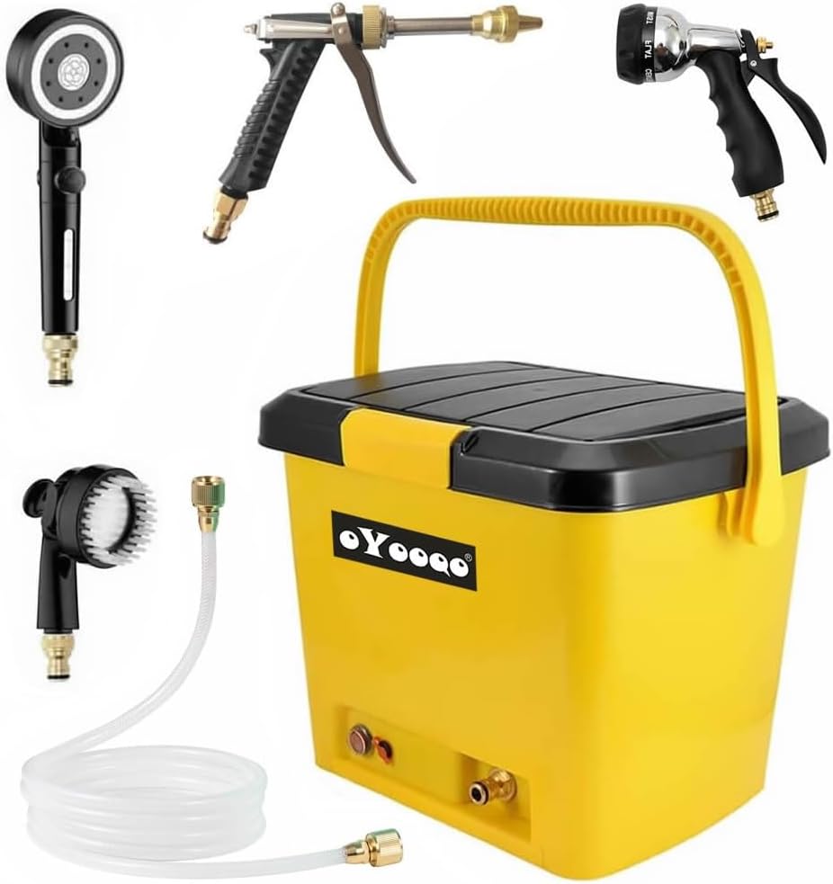 Portable Rechargeable Camp Shower Kit - OYOOQO