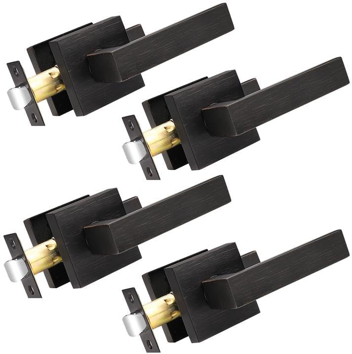 Probrico Heavy Duty Square Passage Door Levers for Easy Access