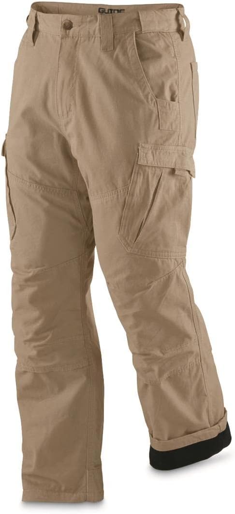 Guide Gear Fleece-lined Cargo Pants for Men with Pockets