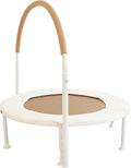 36 in Kids and Toddler Mini Trampoline - Compact, Aesthetic Design