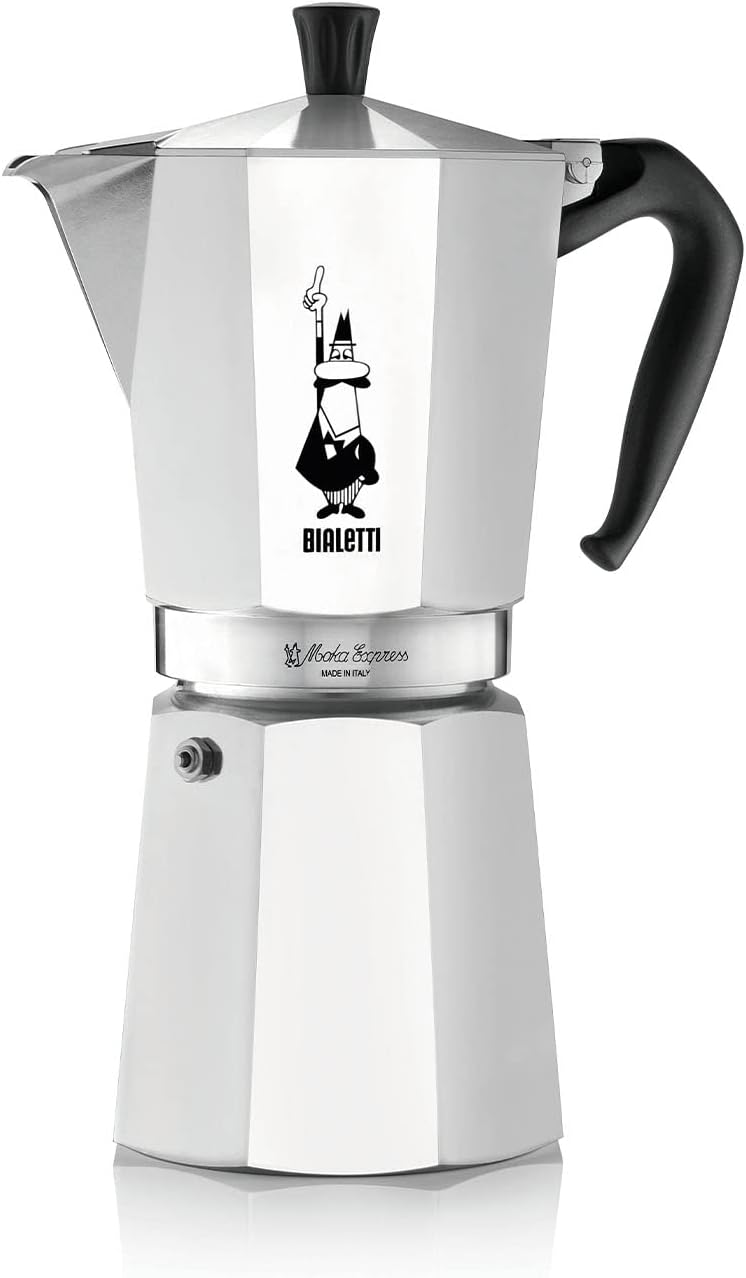 Bialetti Moka Express Stovetop Espresso Maker for Real Italian Coffee