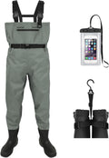 Fishing Waders for Men & Women Chest Wader with Boots - Lightweight