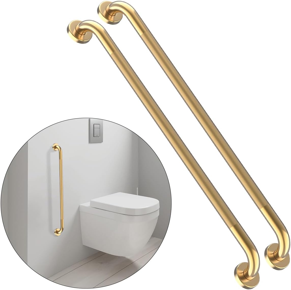 32 Inch Anti Slip Shower Grab Bar for Safety and Support