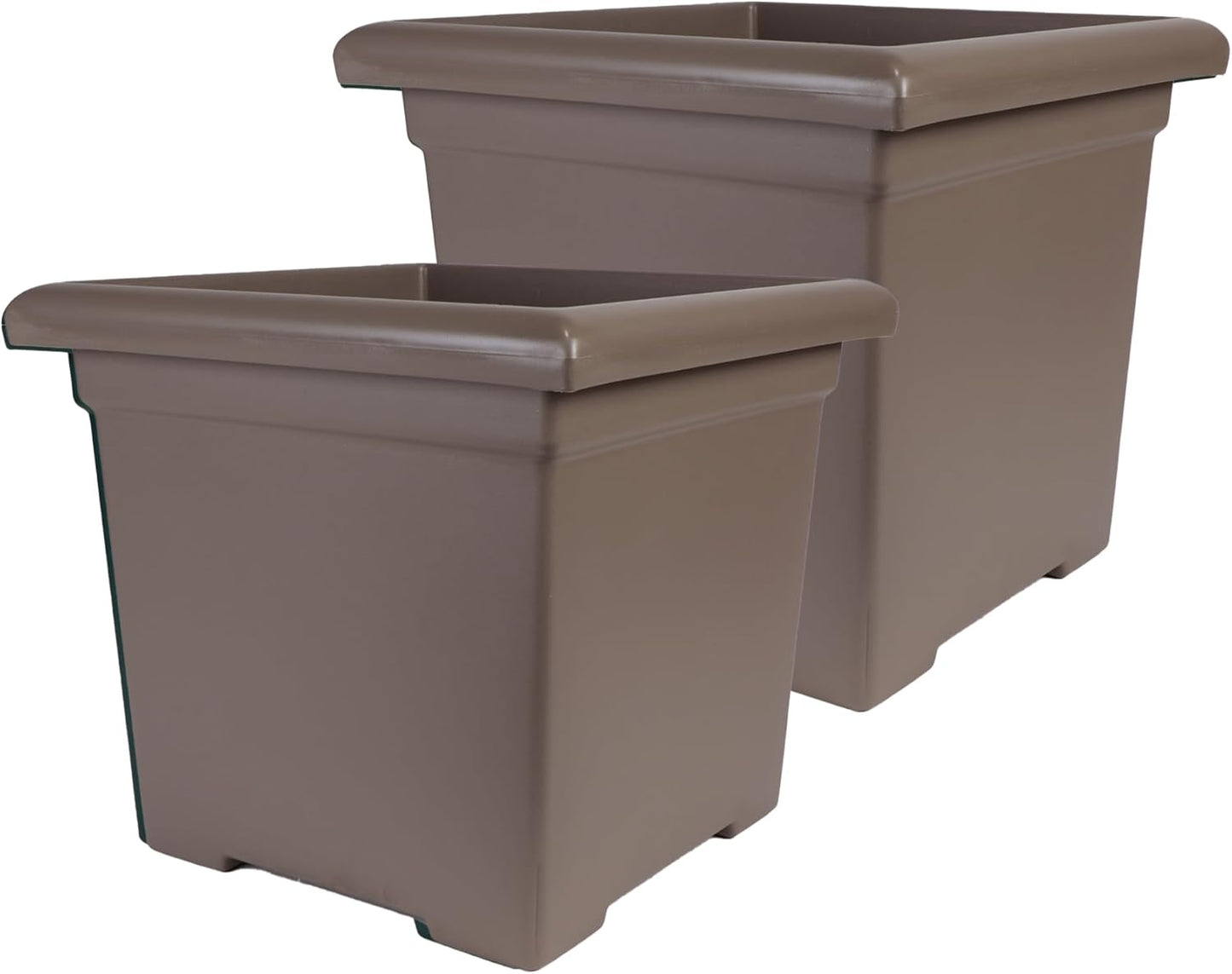 Accent Square Plant Pot with Drainage - Classic Planters for All