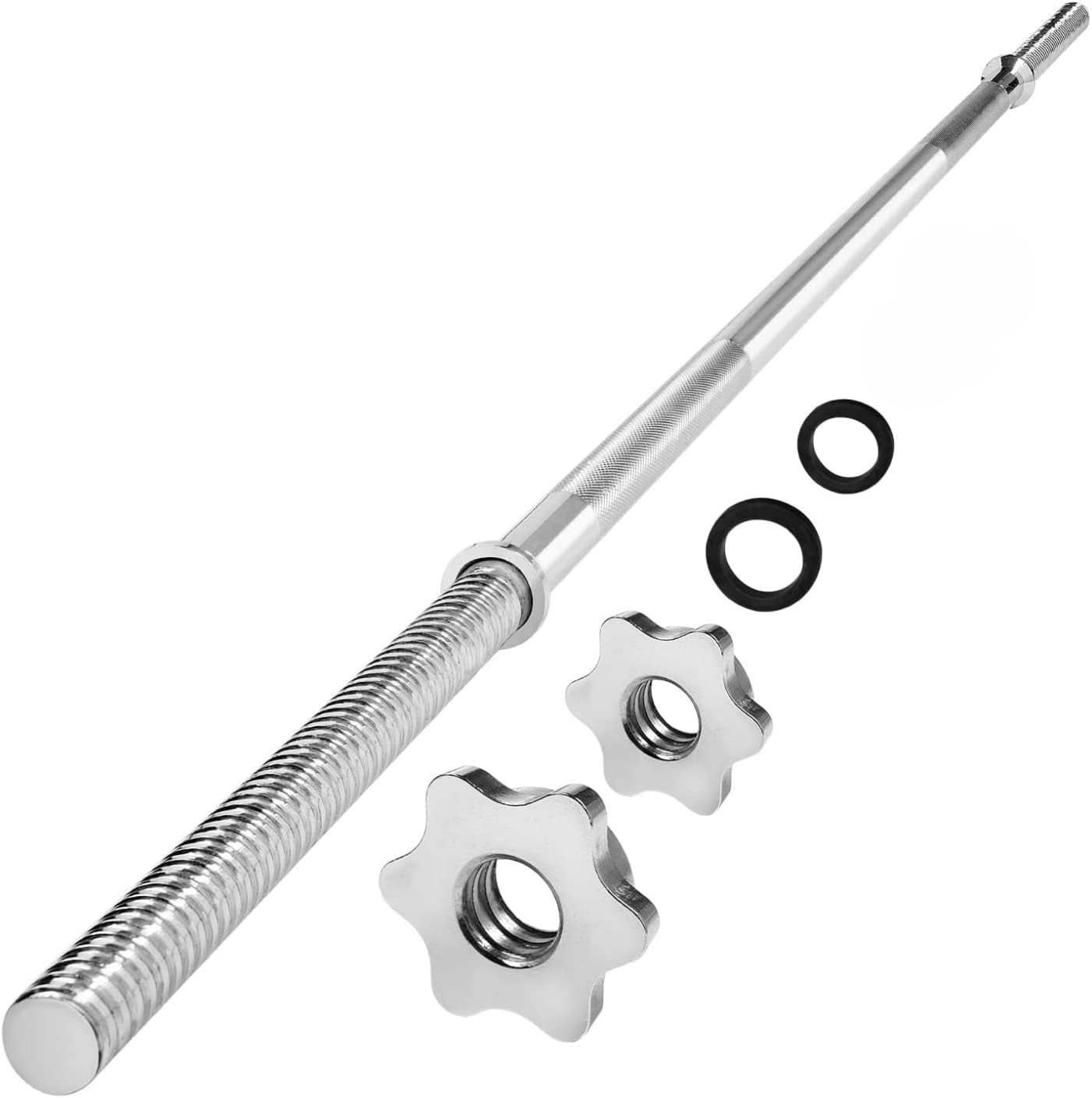 Yes4All Standard Straight Barbell 60in for Ultimate Strength Training