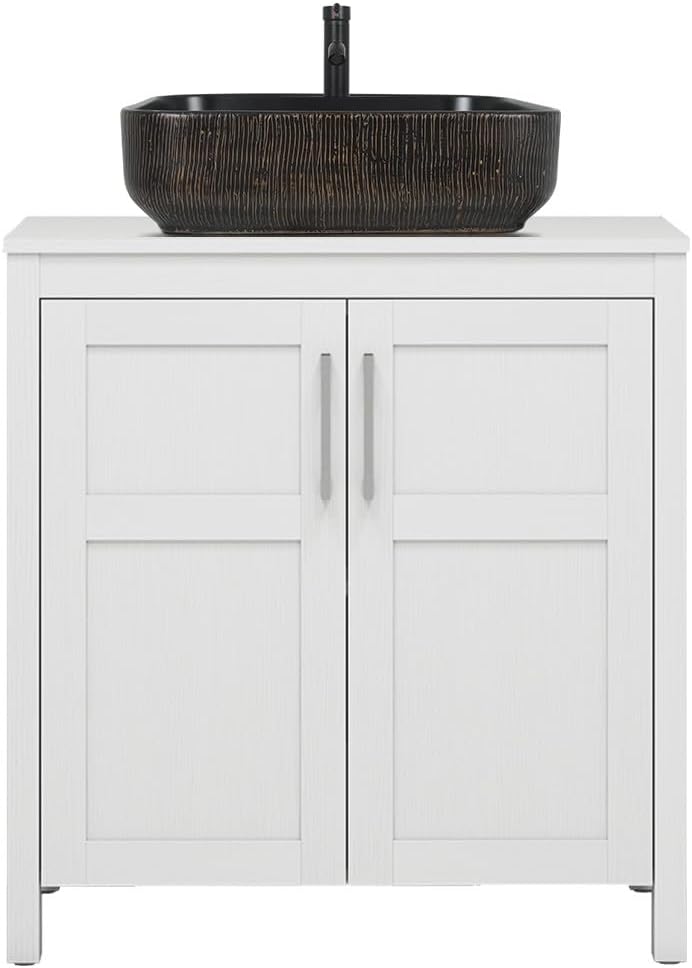 YOURLITE 30 Bathroom Vanity with Sink and Faucet Set for Style