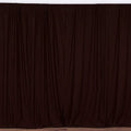 58in x 108in Brown Polyester Backdrop Curtains - Set Option