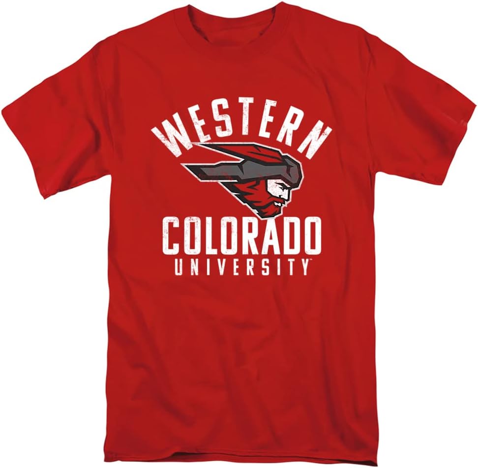 Official Collegiate Large Distressed Logo T Shirt for Fans