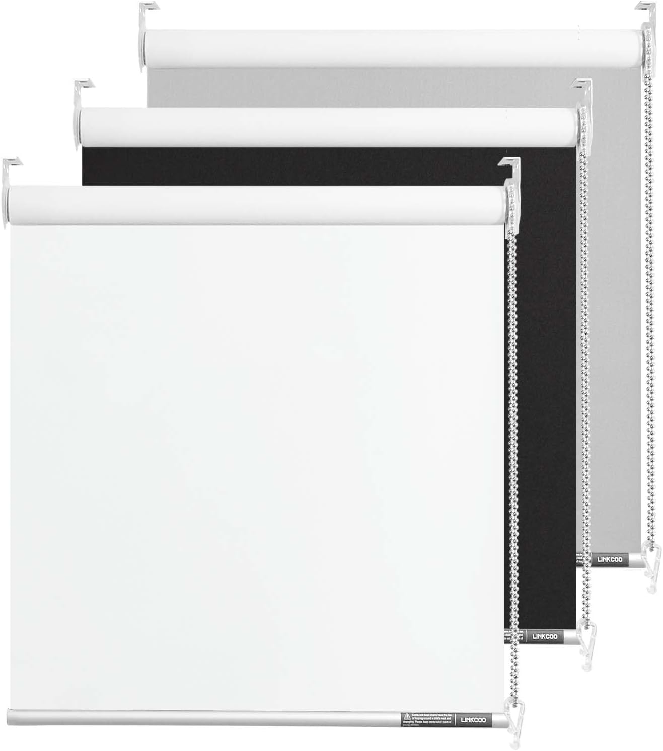 100% Blackout Roller Window Shades for Home and Office Use