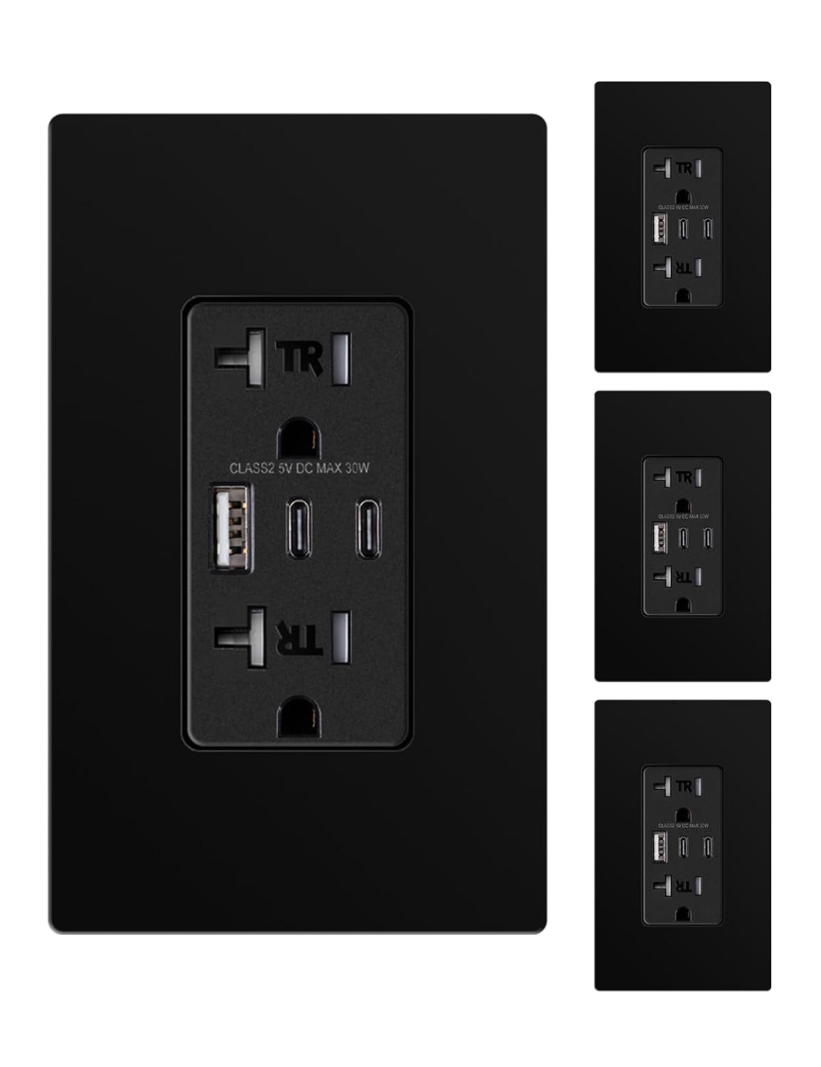 MOES USB Outlet with 3 Ports for Fast Charging Needs