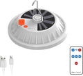 SADAHALU Solar Camping Light: 120 LED, Remote Control, 5 Modes, Power Display