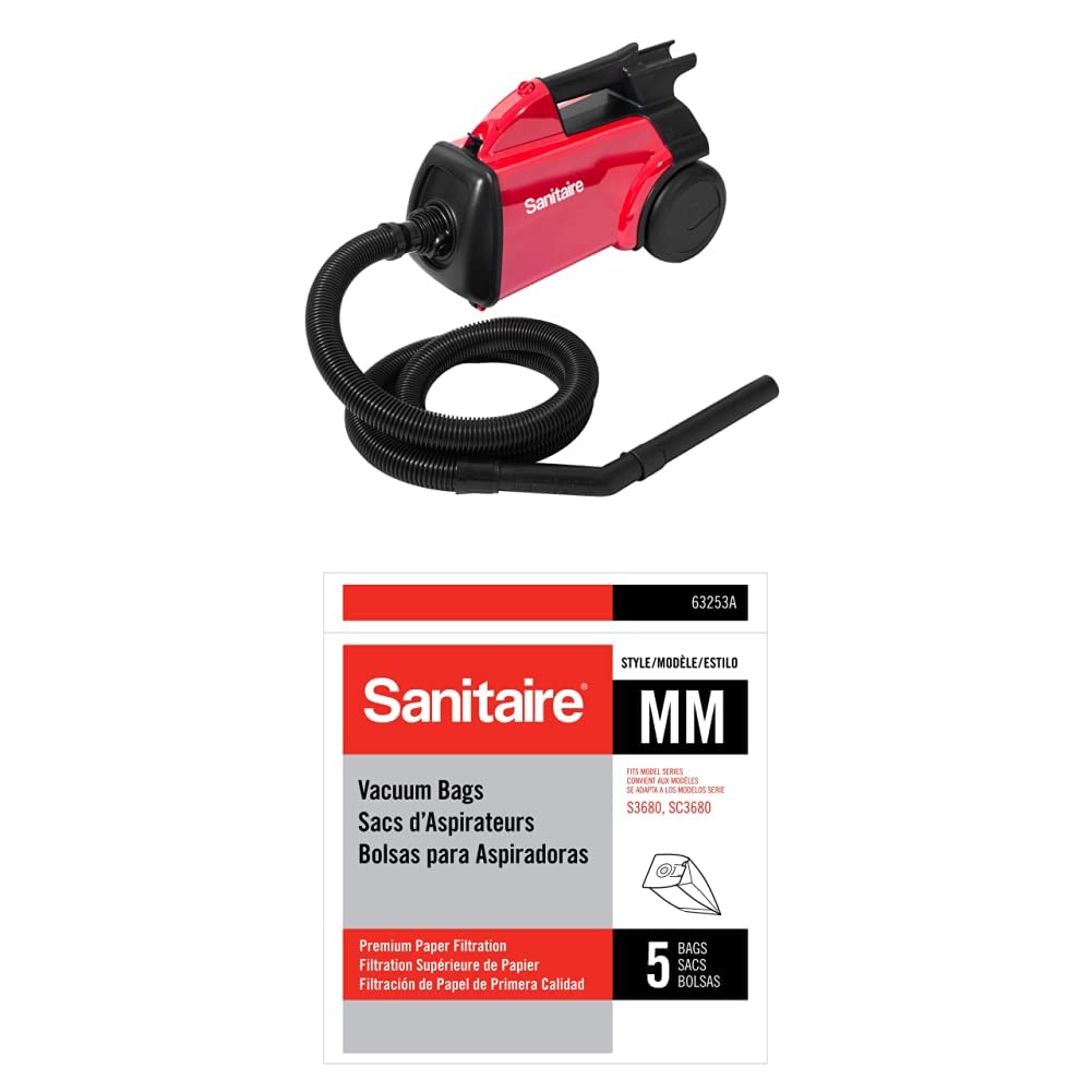 Sanitaire SC3683D Canister Vacuum with Filter Pack - Lightweight