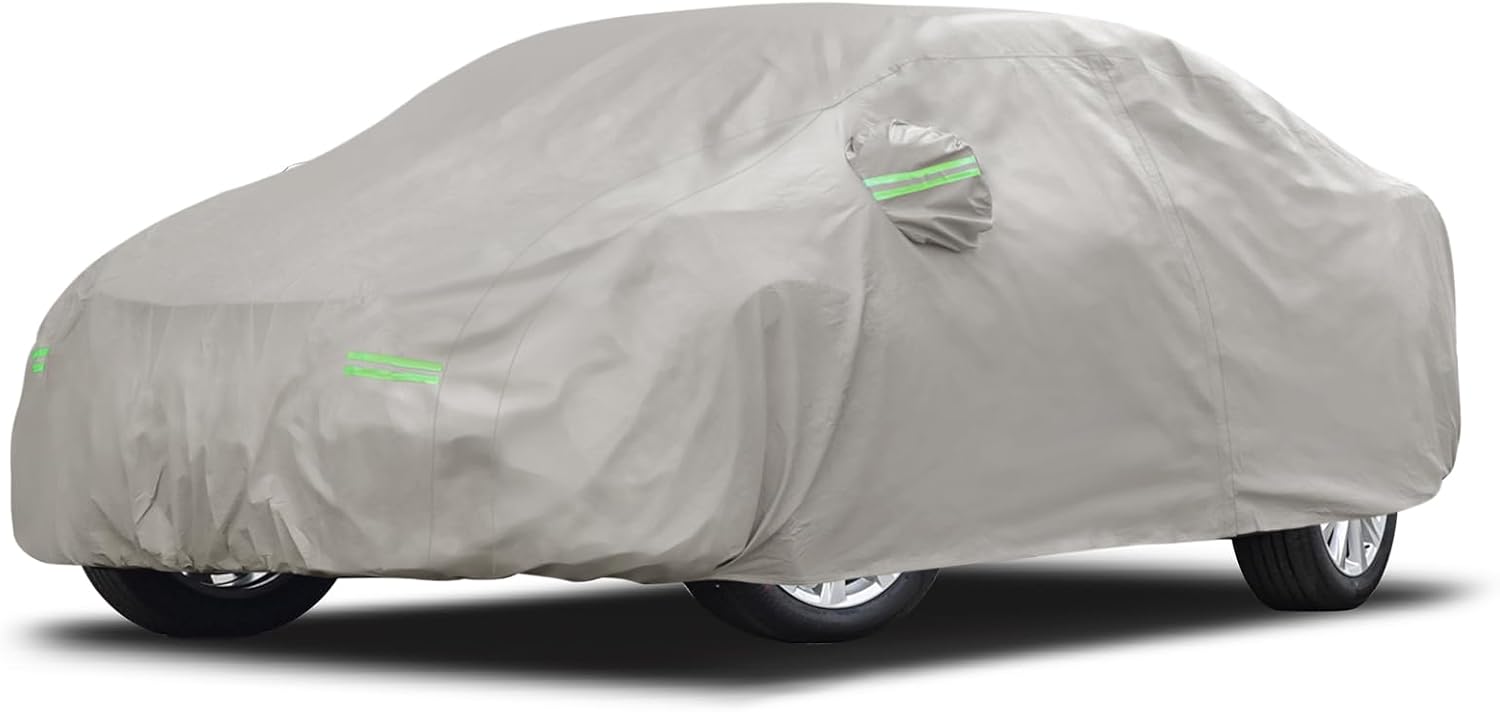 Migaven 6 Layers Car Cover for Toyota Camry and Honda Accord