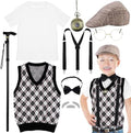 SOMSOC Kids 100 Days of School Costume Set for Boys' Fun