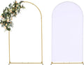 Arch Backdrop Stand and Cover 6.6ft x 3.3ft - Portable Wedding Arch