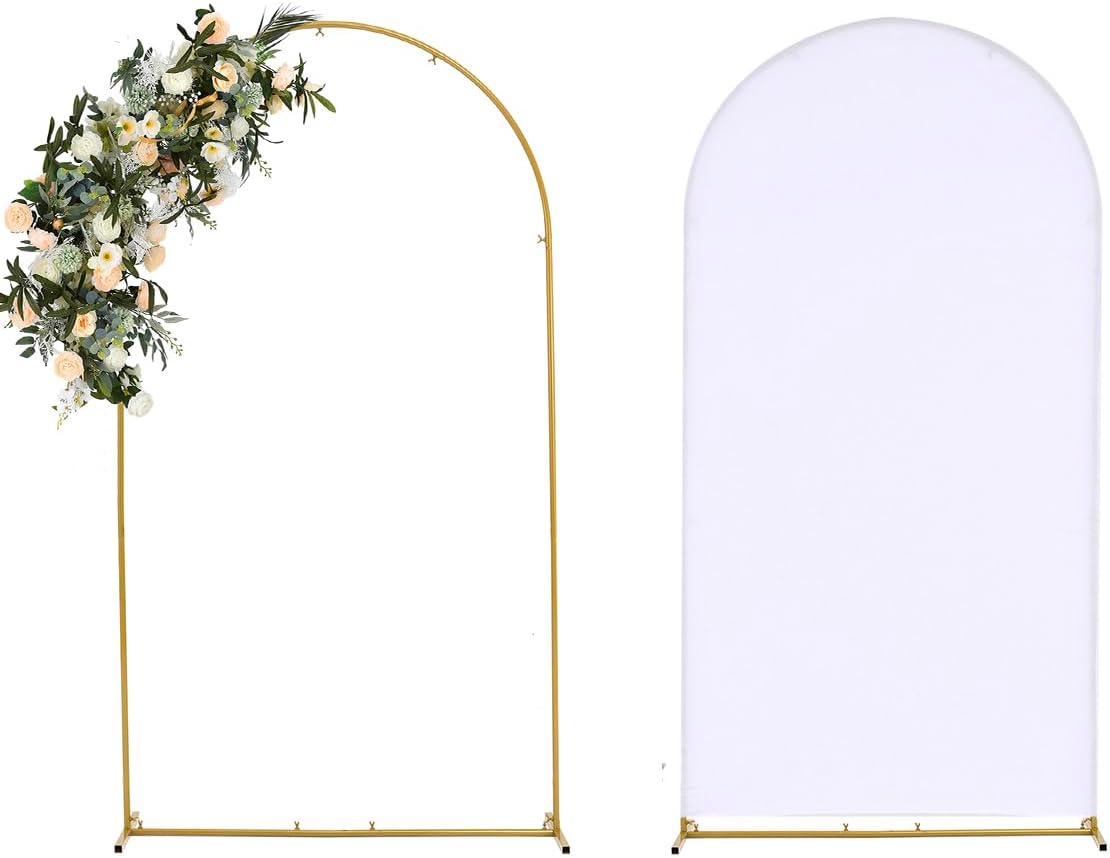 Vincidern 6.6FT Wedding Arch Backdrop Stand for Events