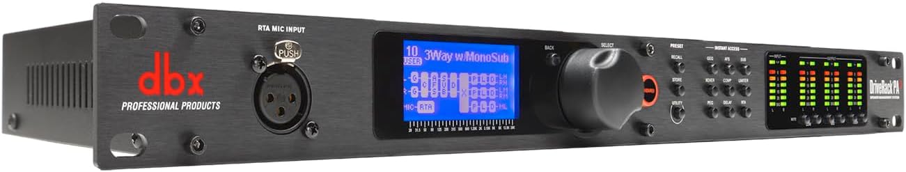 dbx DriveRack PA2 2x6 Loudspeaker Management System Review