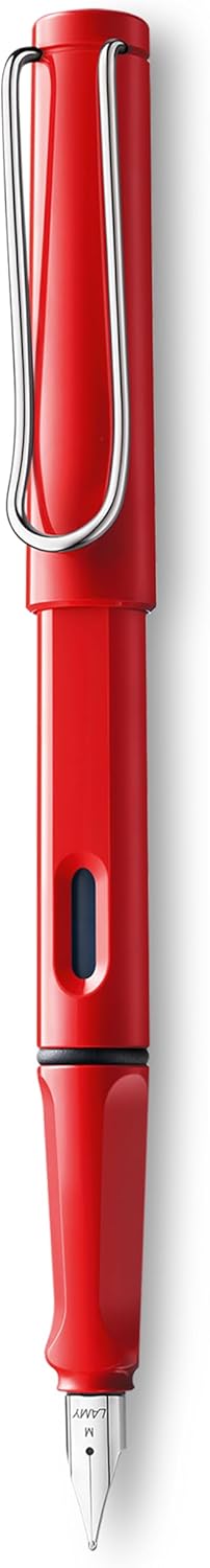 Lamy Safari Fountain Pen - Elegant Red Fine Point Writing Tool