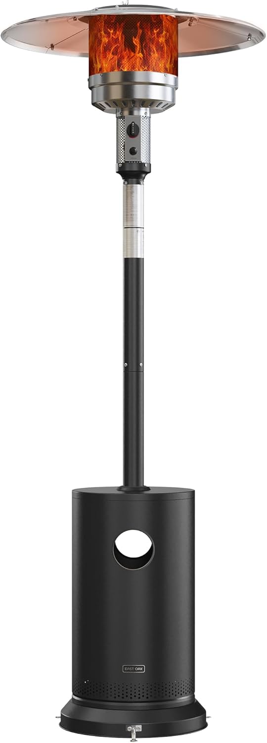 EAST OAK 50,000 BTU Patio Heater with Triple Protection