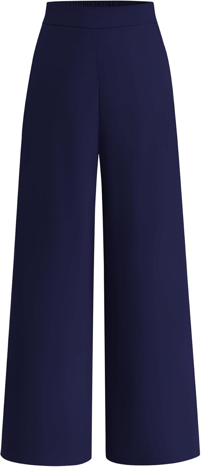 BTFBM Women High Waisted Wide Leg Pants for Business Casual
