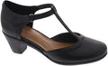 Easy Spirit Cara T-Strap Pump - Comfortable Mid Heel