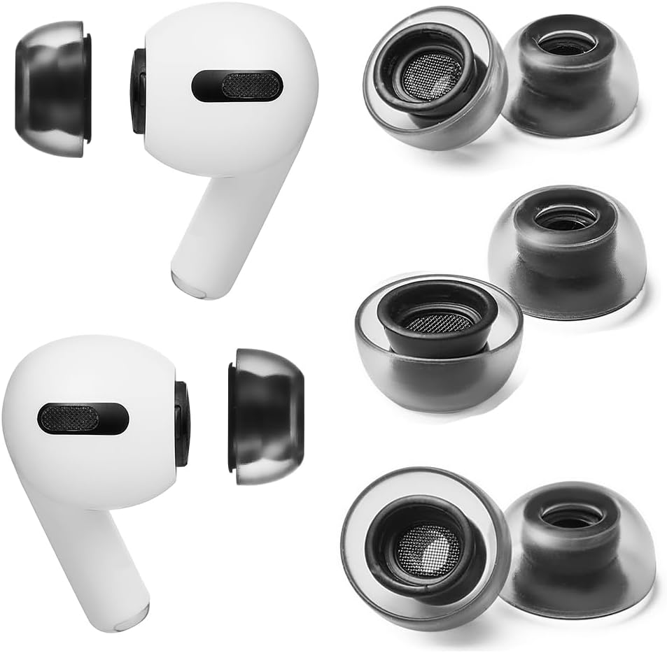 AZLA Crystal Ear Tip Replacement for Airpods Pro 1st & 2nd Gen
