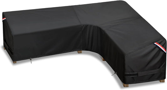 KylinLucky Waterproof Outdoor Couch Cover for L-Shaped Sofas