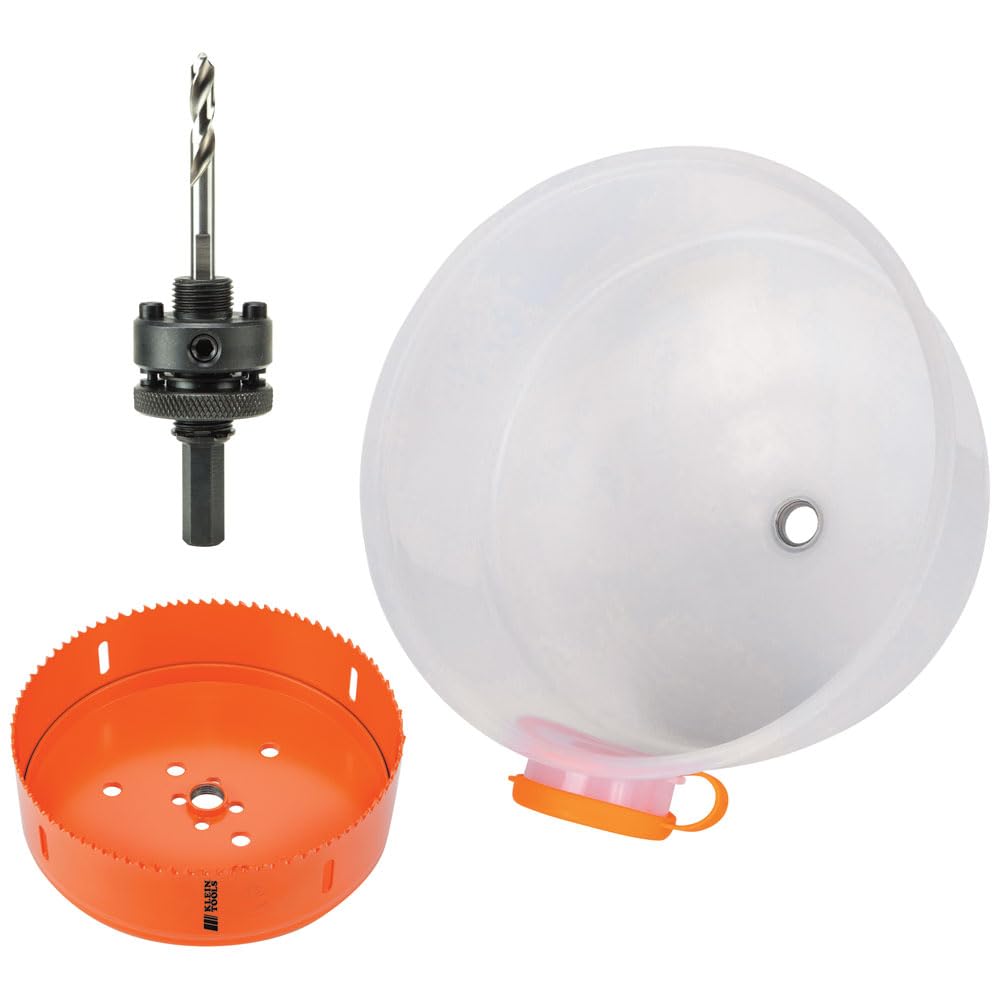 Klein Tools Bi-Metal Hole Saw Set for Drywall and Lighting