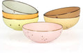 Esfour Round Porcelain Bowls Set of 6 - 18 oz Assorted Blossom