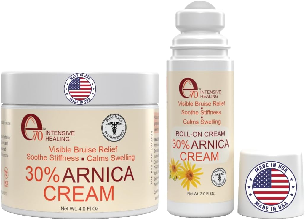 Arnica Cream & Gel Roll-On for Bruising and Sore Muscles