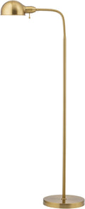 Adjustable Floor Lamp with Gooseneck and Rotatable Shade - Reading