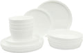 Gibson Home Modern Opal 16 Piece Dinnerware Set for 4 - Durable Opal
