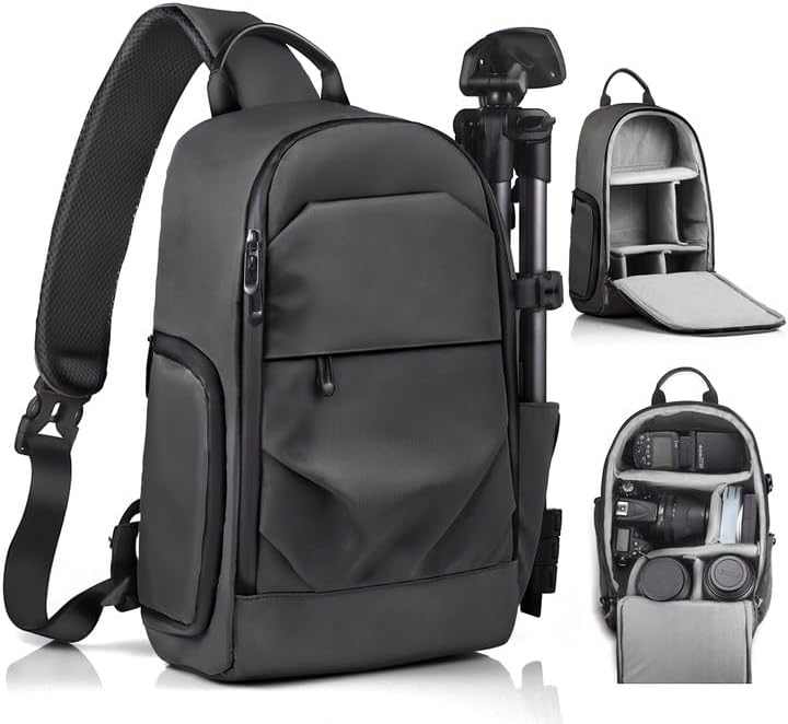 Camera Sling Bag for Photographers - Waterproof Crossbody Design