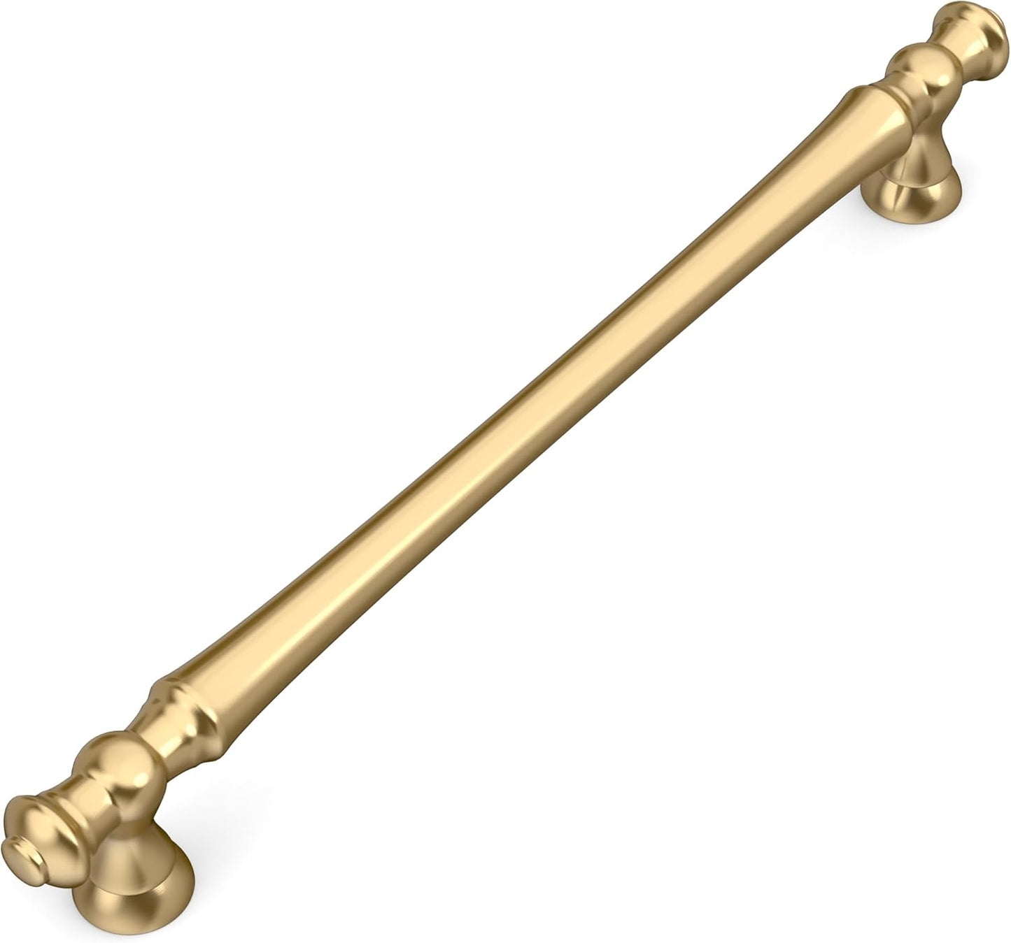 Amerdeco 10 Pack Champagne Bronze Cabinet Pulls for Modern Homes