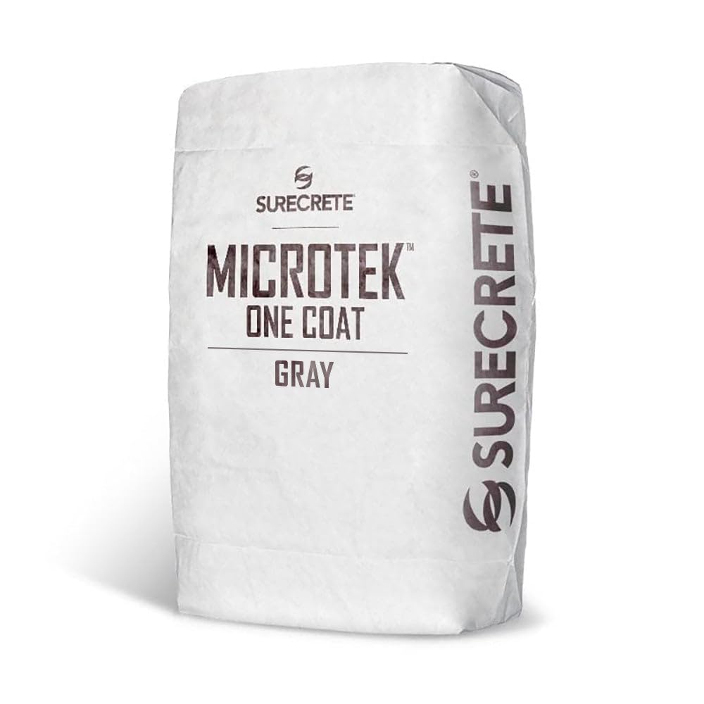 SureCrete MicroTek One Coat Gray 40 lb Microcement Overlay