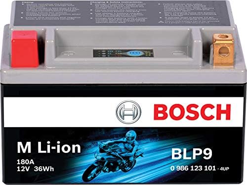 BOSCH BLP9 Lithium Power Sport Battery for Motorcycles and ATVs