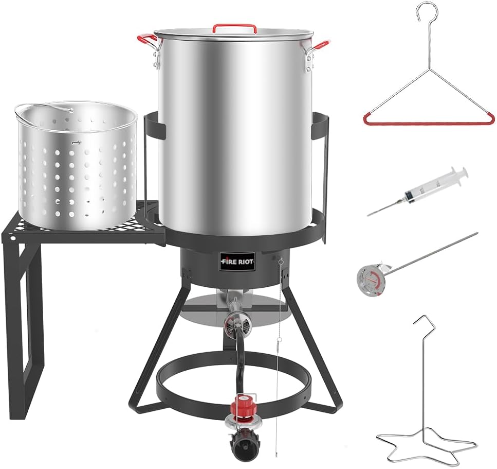 Ultimate Outdoor Cooking: FIRE RIOT 30Qt Turkey Fryer