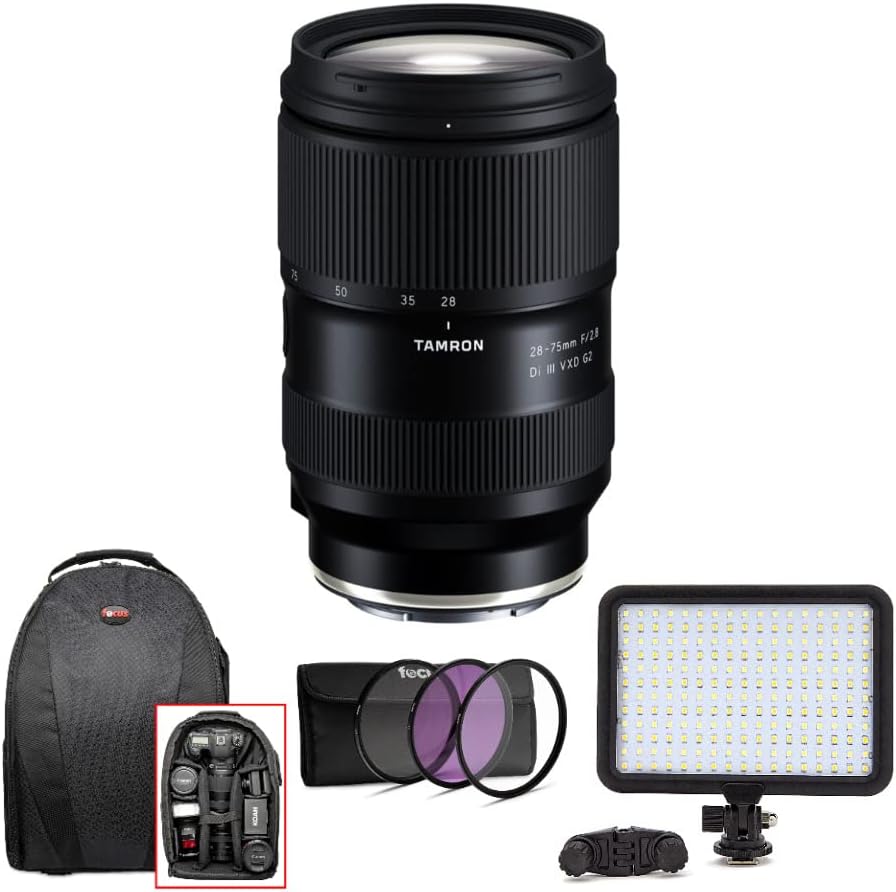 Tamron 28-75mm f/2.8 Di III VXD G2 Lens Bundle for Sony E