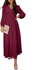 Boho Chic Women's Deep V Neck Casual Summer Dress by Blencot
