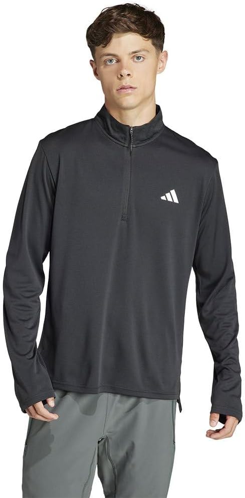 adidas mens Train Essentials Quarter-zip Long Sleeve T-shirt Review