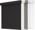 Blackout Roller Shades 43in x 72in Cordless Free-Stop - Black