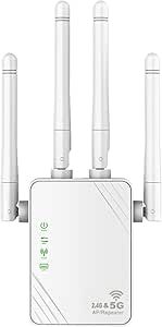 WiFi Extender for Strong Signal Boosting up to 12880 sq.ft