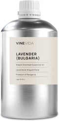 VINEVIDA Lavender Essential Oil Gallon - Bulk Lavender Oil for DIY