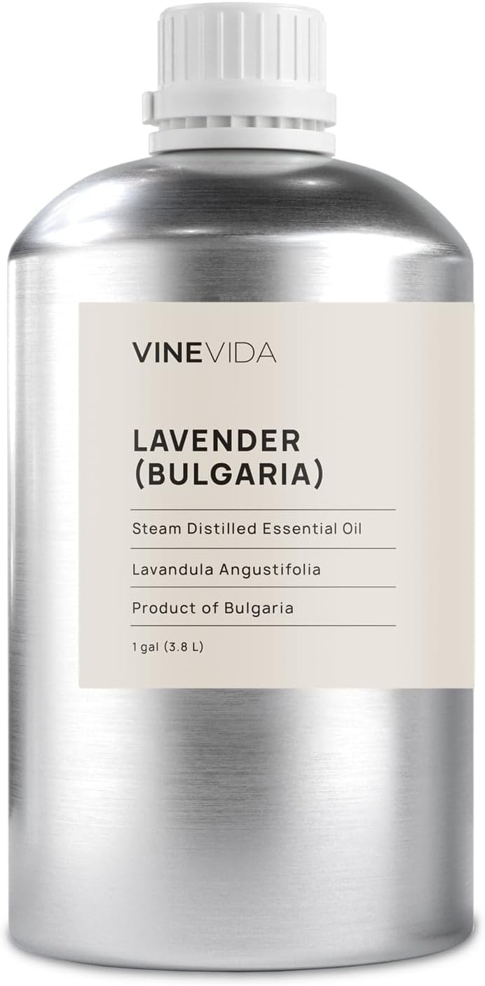 VINEVIDA Lavender Essential Oil - Bulk Gallon for DIY Projects