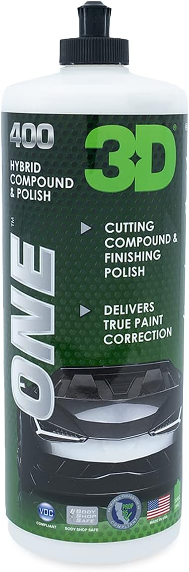 3D One Car Scratch & Swirl Remover for True Paint Correction