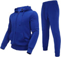 Zusmen Tracksuit Mens Track Jacket and Pants Set - Comfortable