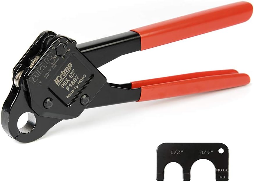 iCrimp Angle Head F1807 PEX Pipe Crimping Tool for Tight Spaces